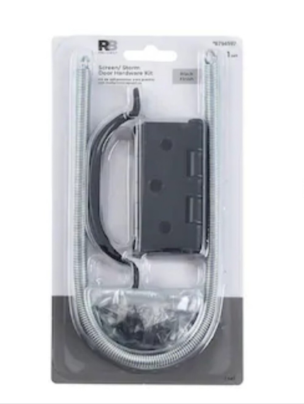 RELIABILT 15.41-in Black Metal Hold Open Screen/Storm door hardware kit
